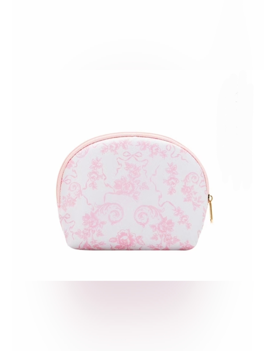 Pink Floral Cosmetic Pouch - Women's Bag NWT